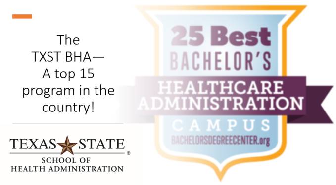 School Of Health Administration : Texas State University